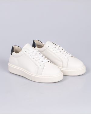 Pantofi casual din piele naturala cu siret pentru barbati 25JLL01020