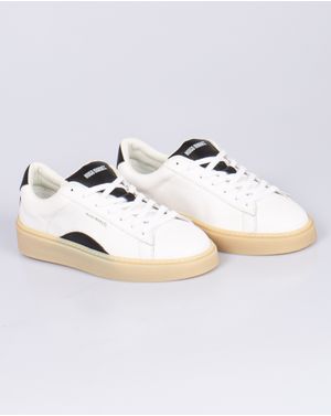 Pantofi casual din piele naturala cu talpa joasa pentru barbati 25JLL01027