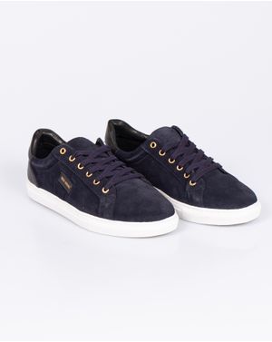 Pantofi casual din piele naturala cu talpa in contrast pentru barbati 25JLL01031