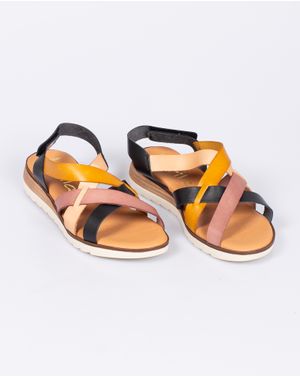 Sandale Marila din piele naturala cu banda velcro 25HAT01070