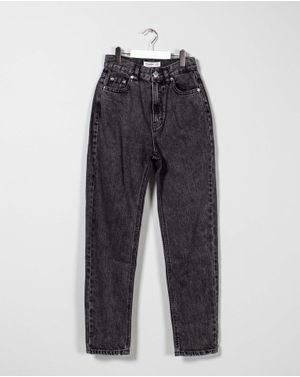 Jeans cu talie inalta 25TEK04150