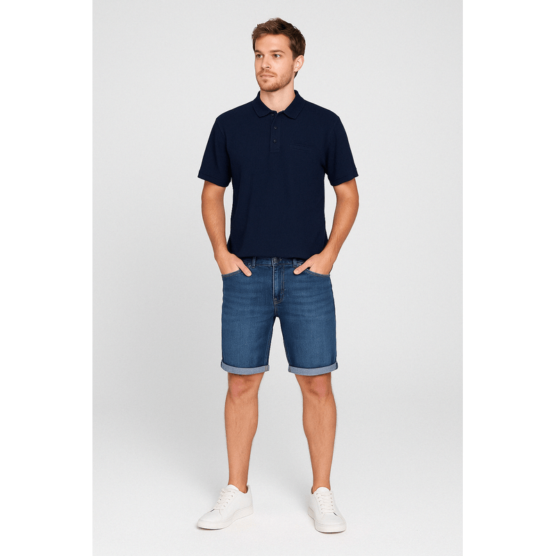 Tricou-Koala-Bay-din-bumbac-cu-nasturi-la-baza-gatului-25TFT02283