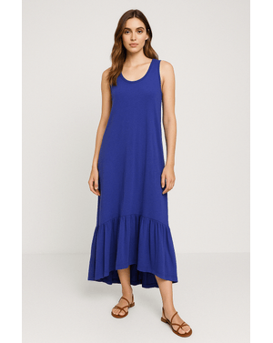 Rochie din bumbac fara maneci N241606002