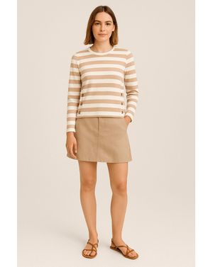 Bluza din bumbac cu maneca lunga N241640003