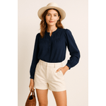 Bluza-uni-din-bumbac-cu-nasturi-la-baza-gatului-N241647001