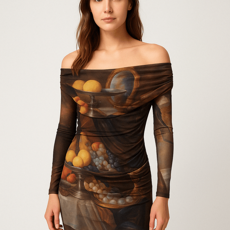 Rochie-scurta-cu-imprimeu-si-umerii-goi-25TEK01019