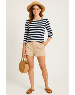 Bluza din bumbac cu maneca lunga N241640002