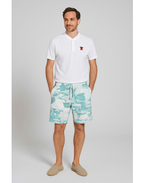Tricou cu maneca scurta si nasturi la baza gatului N241504011