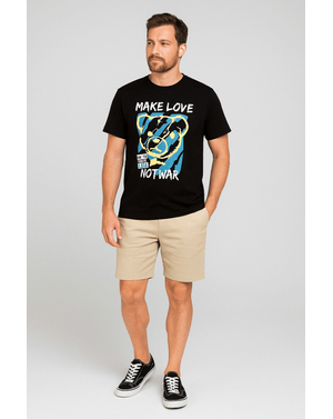 Tricou cu imprimeu si maneca scurta N241504013