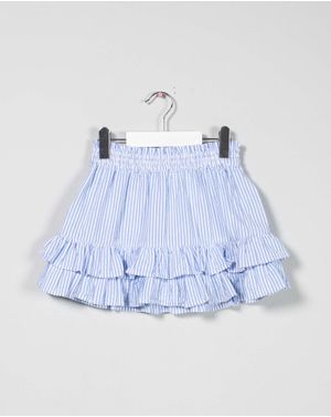 Fusta din bumbac cu talie elastica N241324002