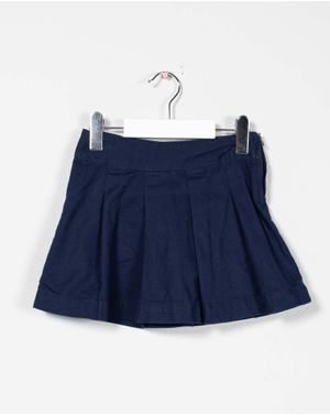 Fusta din bumbac cu fermoar lateral N241324006