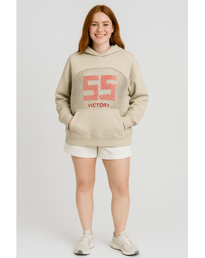 Hanorac oversize cu gluga 25TEK01059