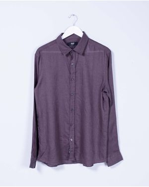 Camasa slim fit din in cu maneca lunga 25KOS35005