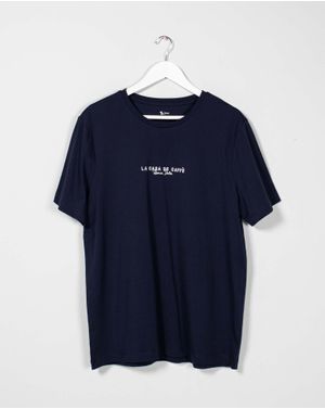 Tricou din bumbac cu imprimeu pe spate 25KOS33001