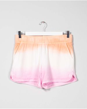 Pantaloni scurti din bumbac cu efect tie dye N230805016