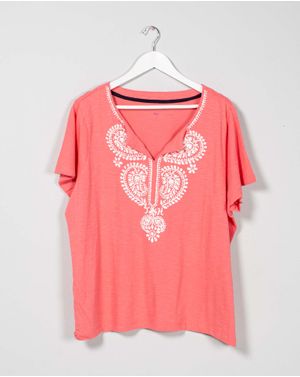 Tricou din bumbac cu maneca scurta N240141005