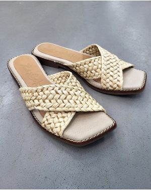 Sandale Koala Bay cu împletitură și talpă joasă 25TFT01169