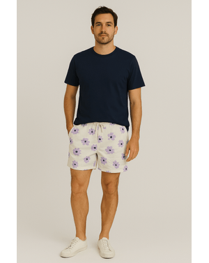 Pantaloni scurți cu imprimeu floral – Comoditate și stil în zilele de vară 24FPS09001