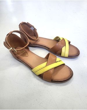Sandale din piele naturala 25VEN04004