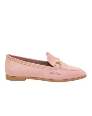 Loafers roz pudrat din piele ecologică – Feminitate clasică reinterpretată 25CHL06001
