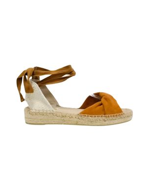 Sandale espadrile cu fundă și legături la gleznă – Stil boem pentru veri lejere 25CHL10003