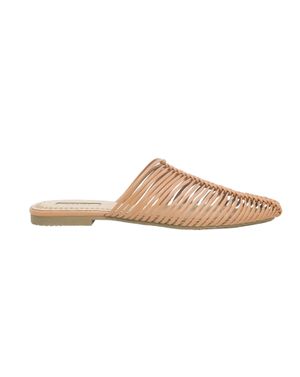 Sandale tip țesătură cu design artizanal și vârf alungit 25CHL13001