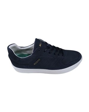 Sneakers bleumarin din piele întoarsă