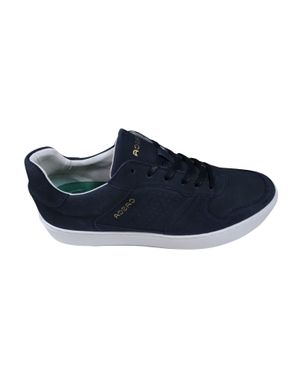 Sneakers bleumarin din piele întoarsă