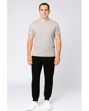 Pantaloni de Trening Minimaliști cu Cusătură Decorativă 25KOS47008