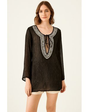 Bluza subtire cu aplicatii N240680004
