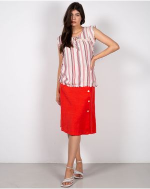 Bluza din bumbac cu dungi N231005008