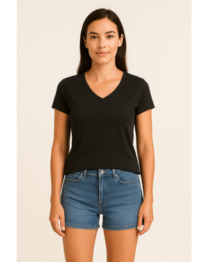 Tricou basic din bumbac 25OFF11002