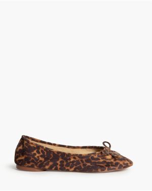 Balerini imprimeu leopard din piele ecologică 25CHL18001