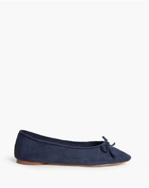 Balerini bleumarin din piele ecologică 25CHL18002