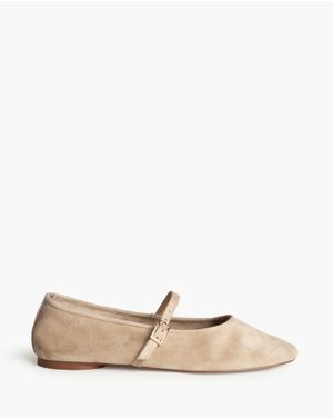Balerini nude cu bareta din piele ecologică25CHL01010
