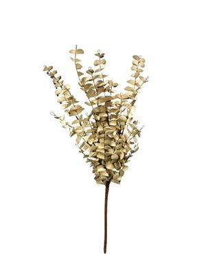 Ramură decorativă cu frunze bej – eleganță neutră pentru interioare rafinate M42A0107005