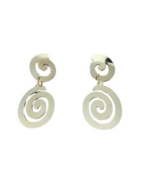 Cercei „Spirala Dorinței” – Design Metalic Curajos M20A0135003
