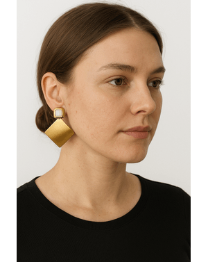 Cercei „Geometrie Caldă” – Linii Clare, Accente Fine M20A0141002