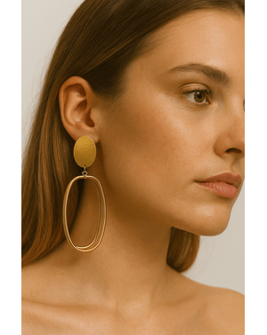 Cercei „Oval Lux” – Minimalism cu Impact M20A0141009
