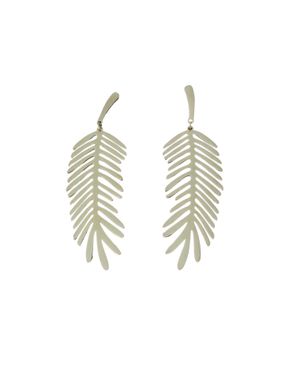 Cercei „Palm Breeze” – Răcoare Tropicală în Metal M20A0146009