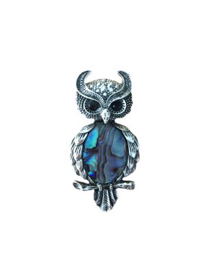 Broșă „Nocturna” – Înțelepciune și Strălucire M2299102021