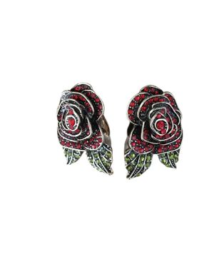 Cercei cu clips „Vintage Rose” – Bijuterii cu personalitate M2092802051