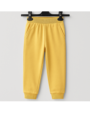 Pantaloni jogger galbeni pentru copii 25OFF10001