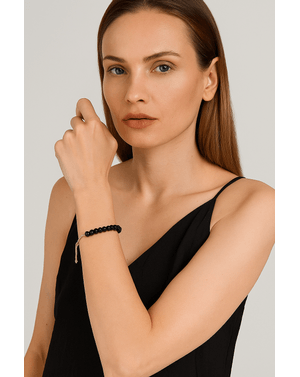 Bratara cu piatra neagra