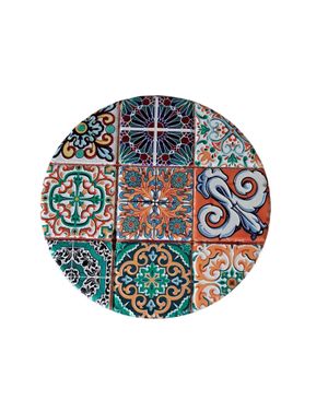 Suport rotund multicolor pentru vase fierbinti
