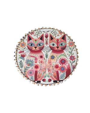 Coaster decorativ Two Happy Cats