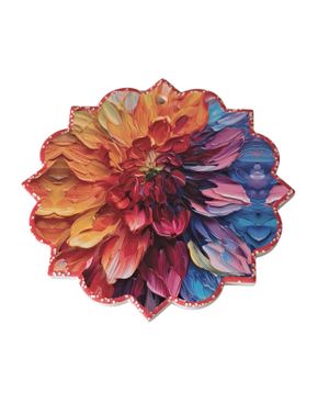 Suport pictat cu model 3D pentru vase fierbinti