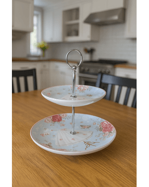 Platou cu 2 niveluri Modern Rose