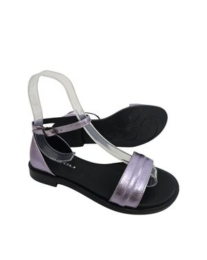Sandale lila din piele naturală – minimalism rafinat pentru zile senine 25ANT01125