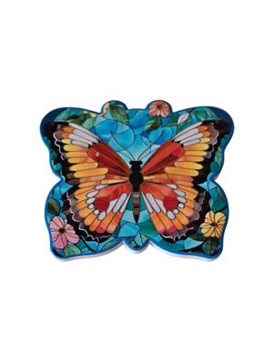Coaster multicolor Butterfly